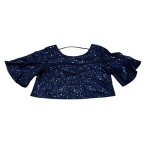 3/$15 CECICO cropped sequin top
